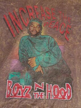 Boyz In The Hood Women's Medium T-Shirt Increase The Peace